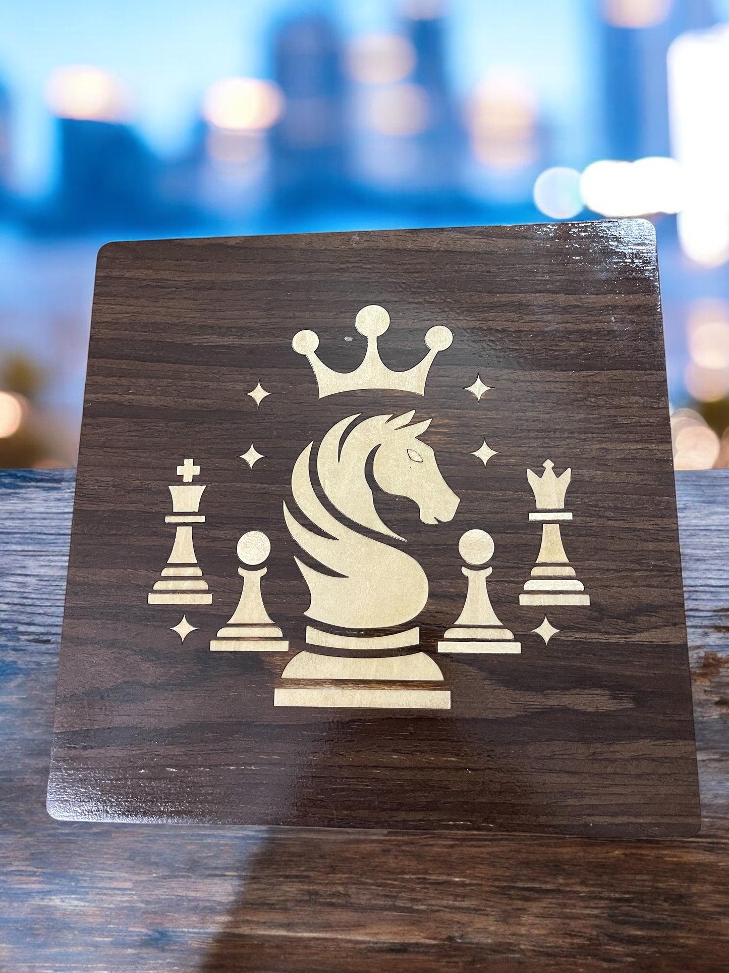 Premium Wooden Tabletop Game Set – Chess, Checkers & Othello (3-in-1)